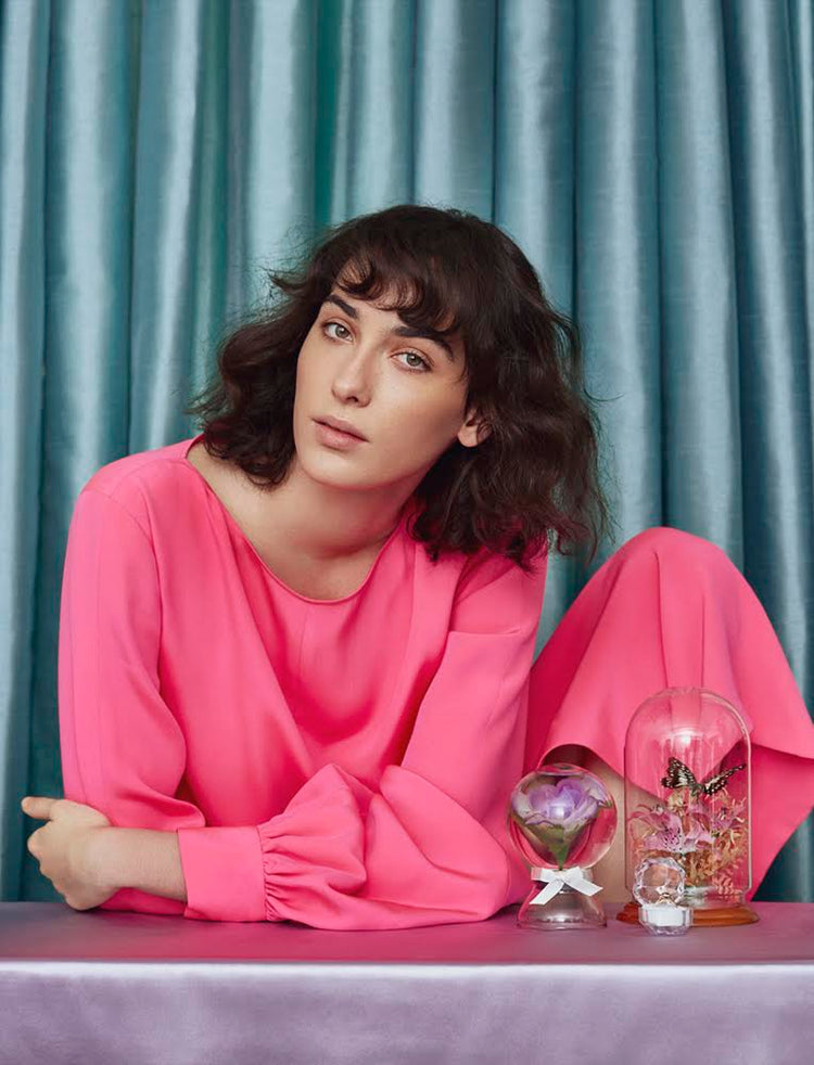 Victoria Hayes Hot Pink Jackie Dress featured in Blanc Magazine