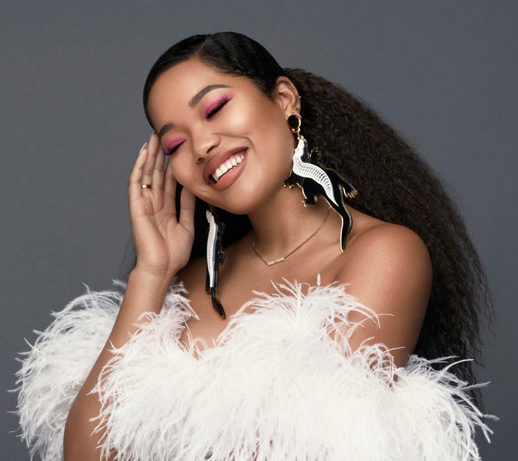 Ming Lee Simmons wears Victoria Hayes for Disrupshion Magazine