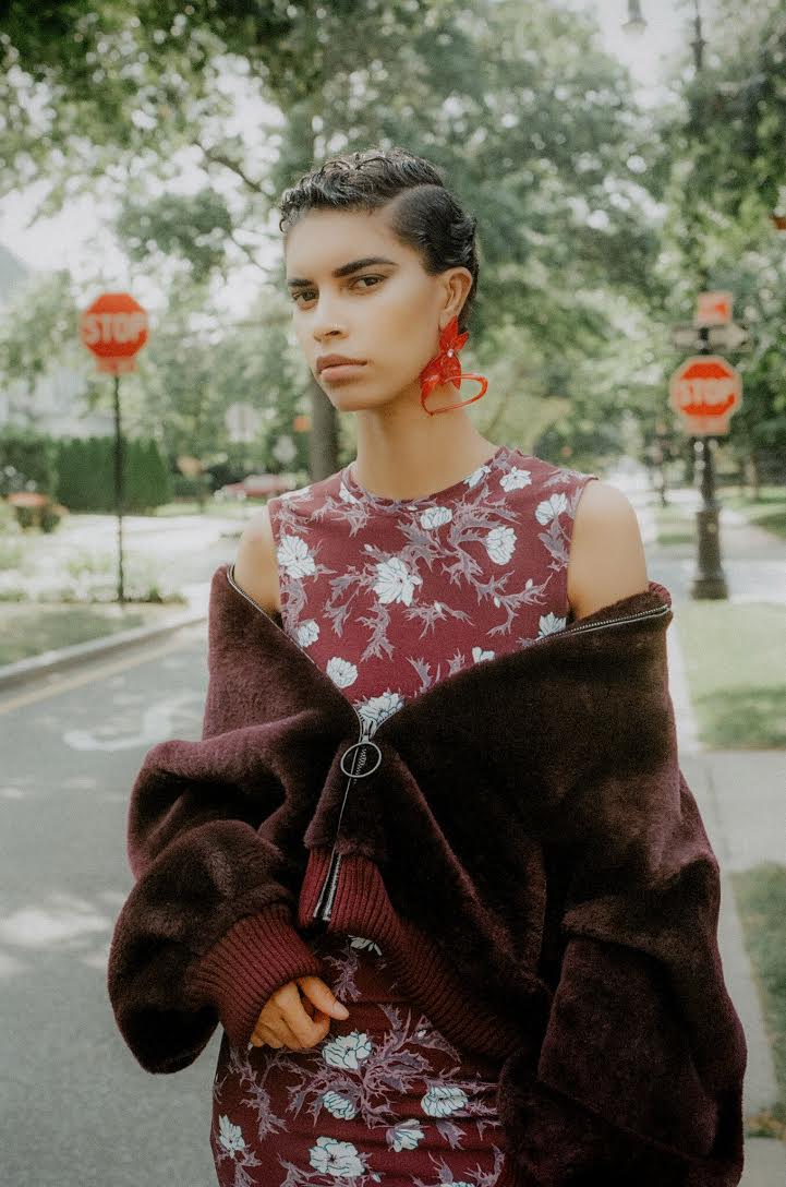 Victoria Hayes Jacket and Earrings featured in Iris Covet Book