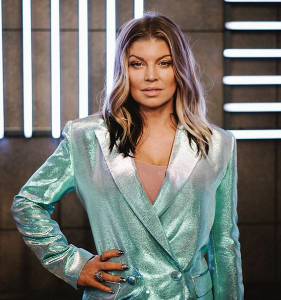 Fergie wears the Malibu Blazer and shorts on The Four