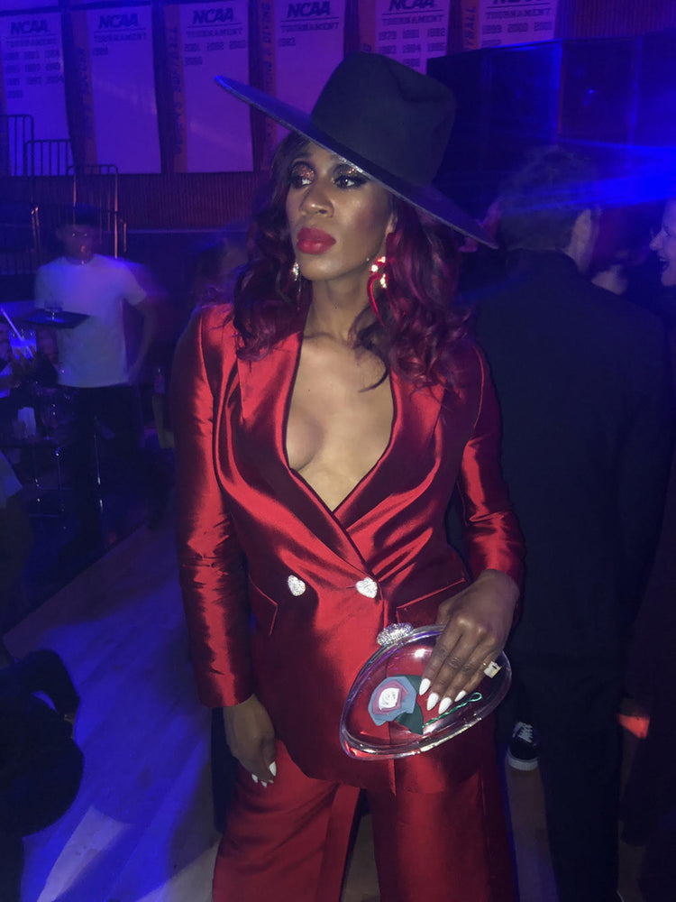 Mila Jam wears Victoria Hayes to the Met Gala afterparties