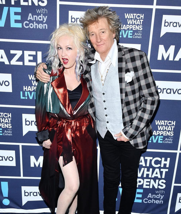 Cyndi Lauper wears Victoria Hayes Cyndi Trench coat