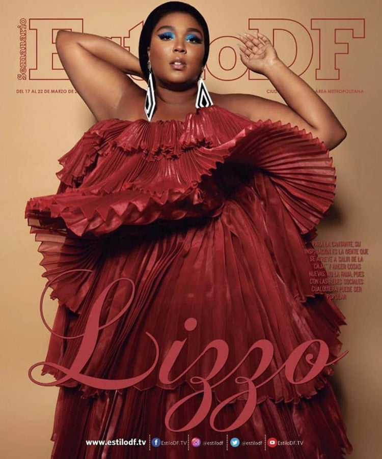 Lizzo on the March 2020 Cover of Estilo DF wearing Victoria Hayes Earrings