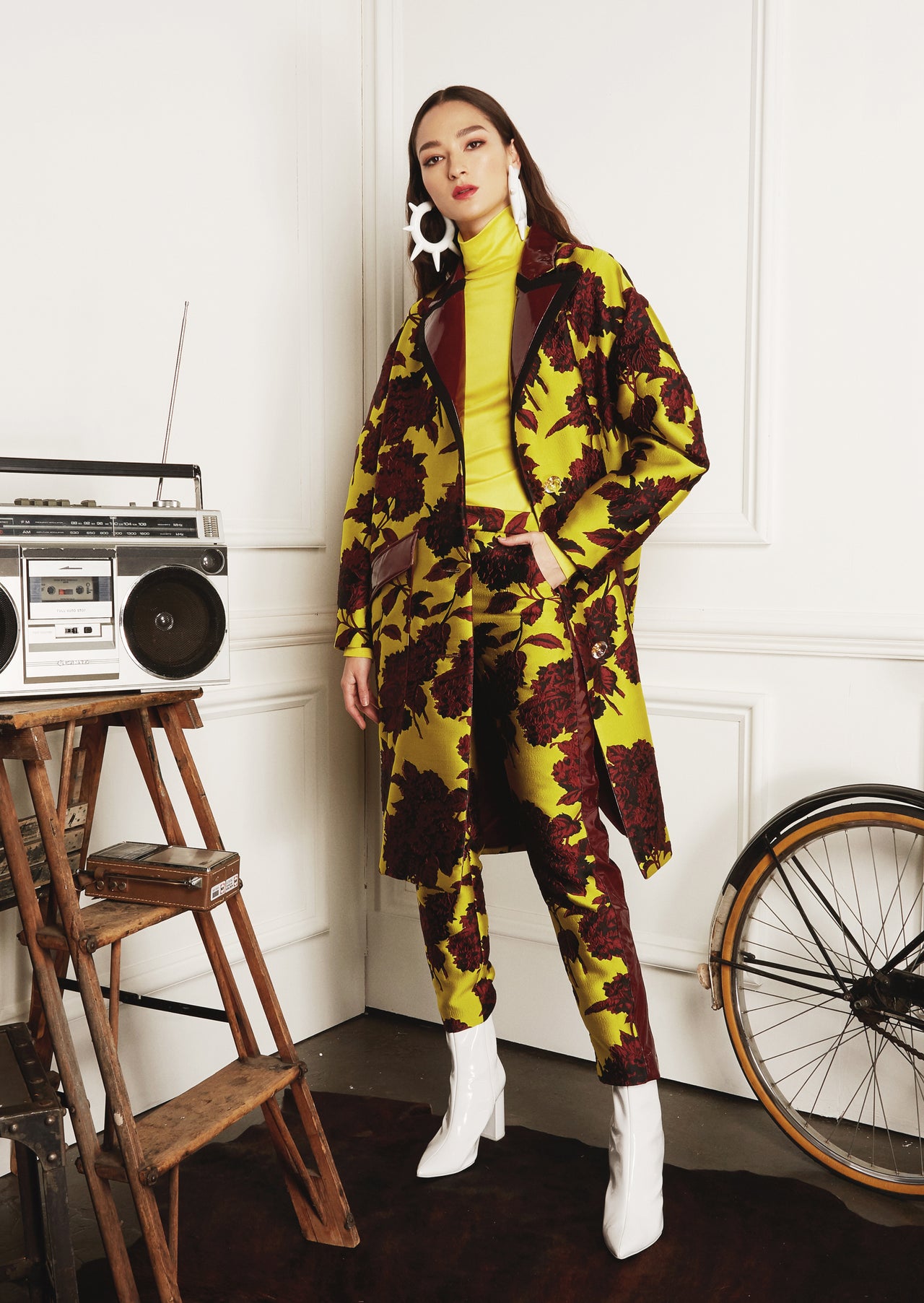 Ominous Flower Novelty Coat