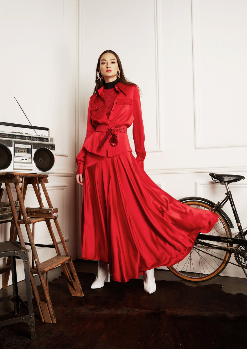 Hawkins Asymmetrical Skirt