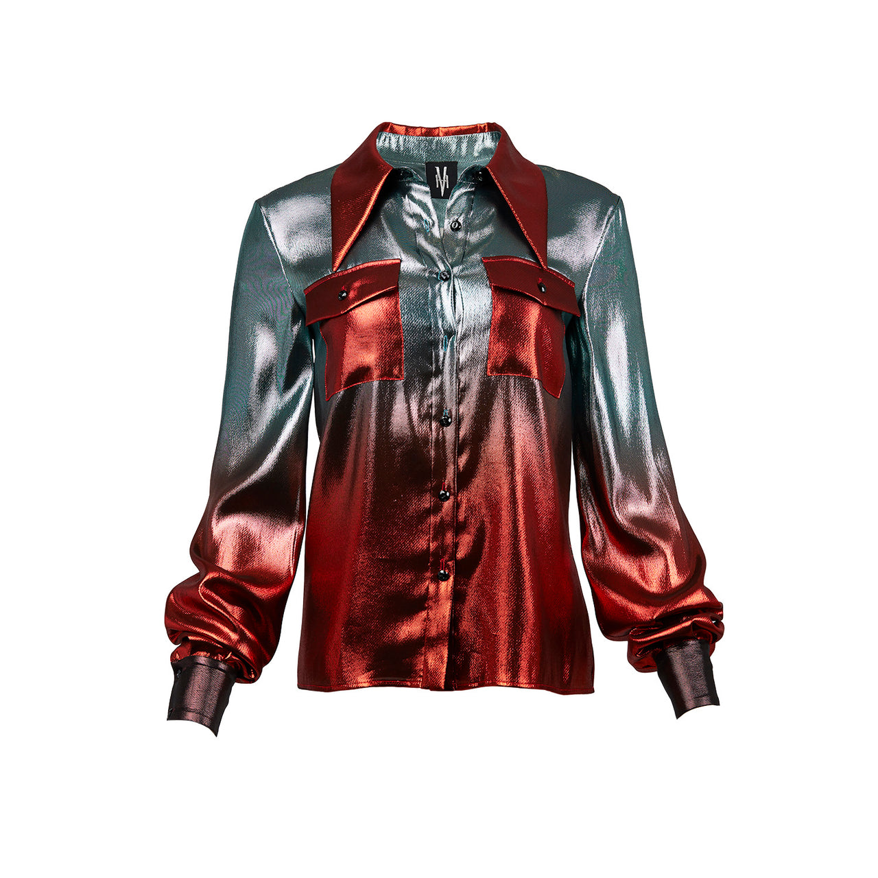 Clash Patch Pocket Blouse