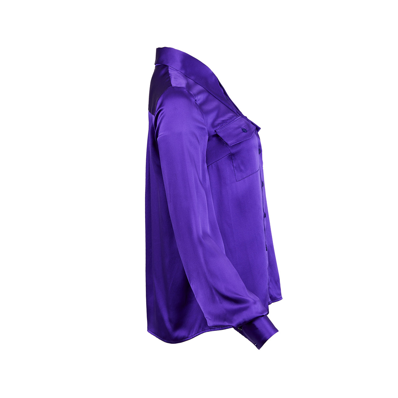 Clash Patch Pocket Blouse