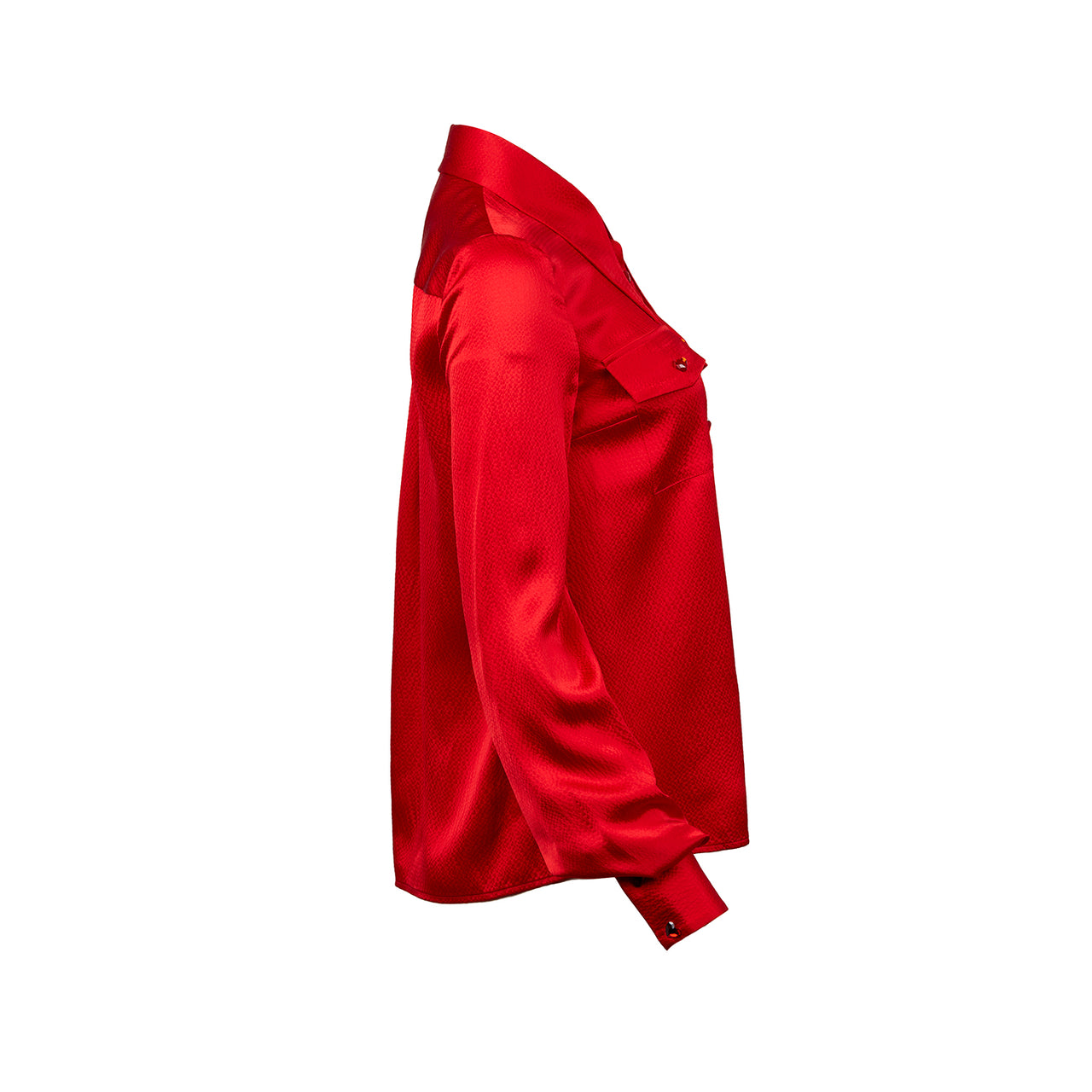 Clash Patch Pocket Blouse