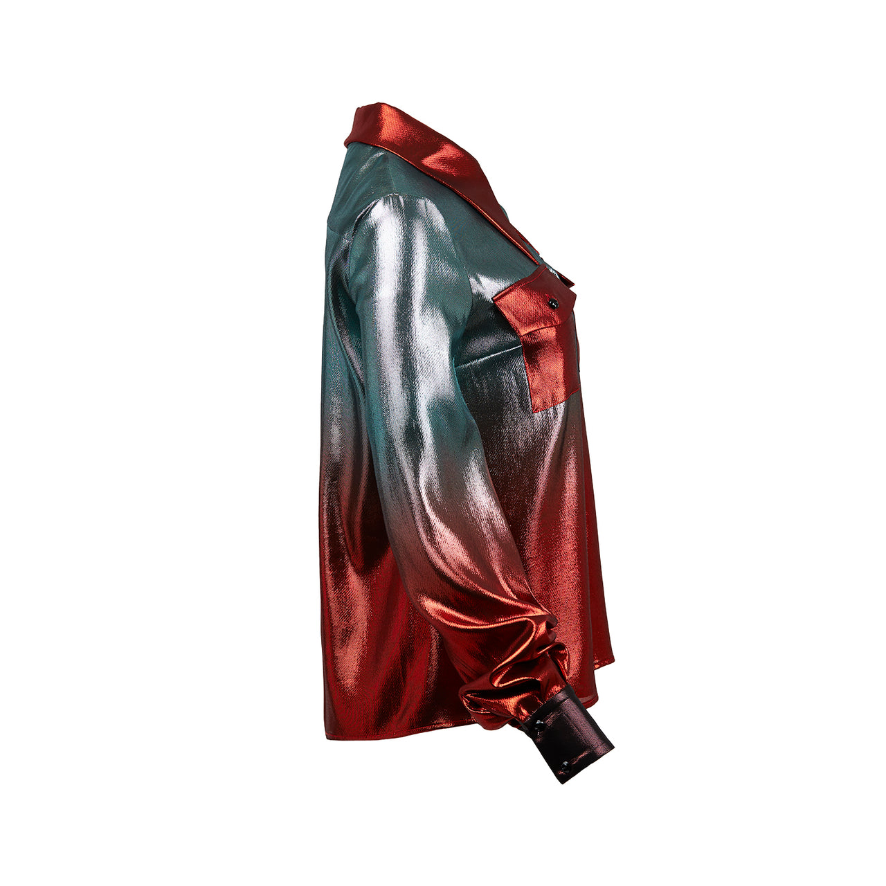 Clash Patch Pocket Blouse